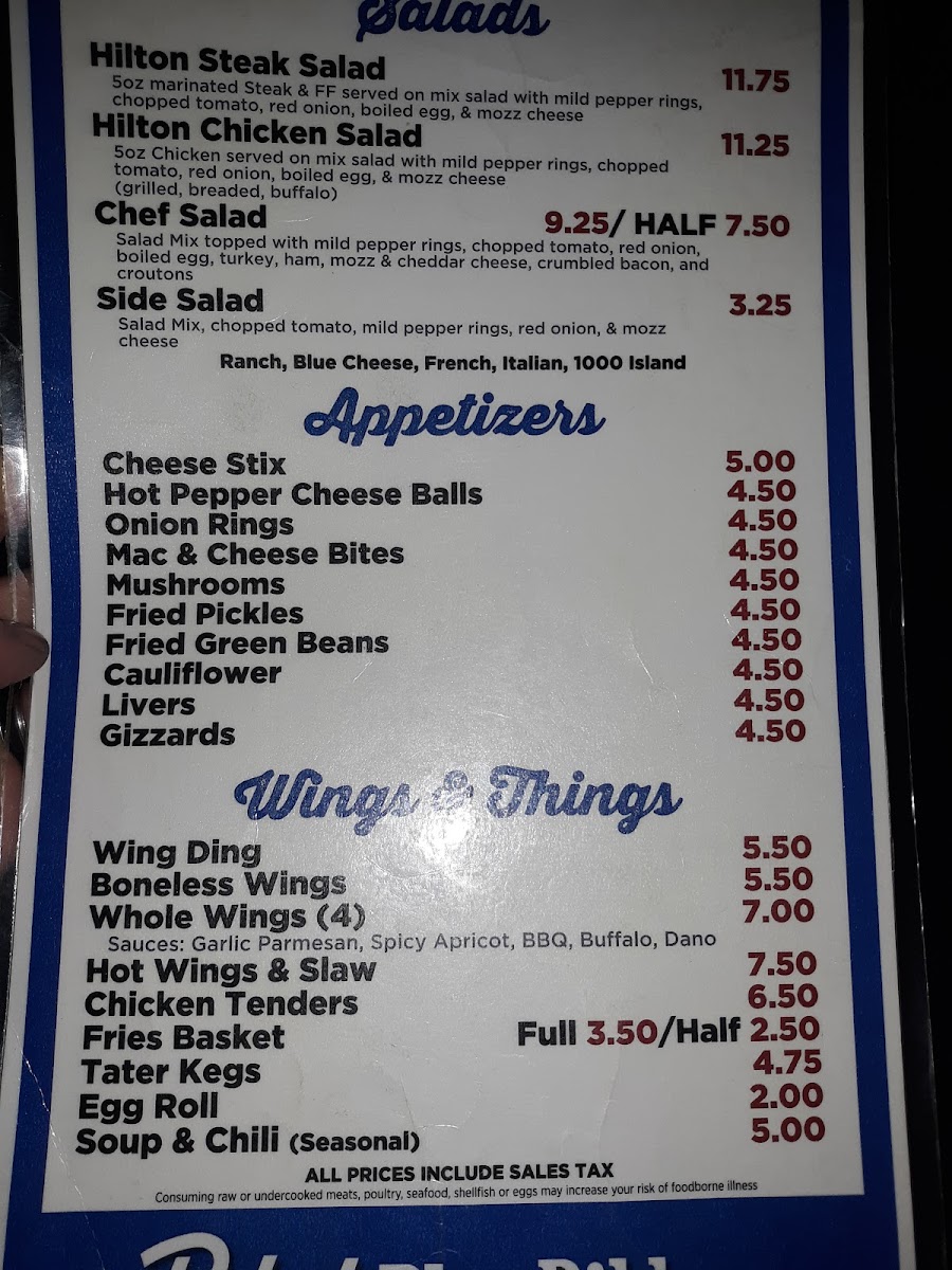 Howard Hilton Menu - Image 5