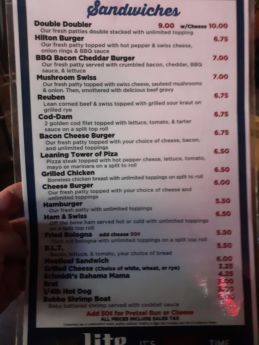 Howard Hilton Menu - Image 6